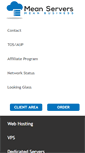 Mobile Screenshot of meanservers.com